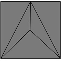 quinteto de triángulos